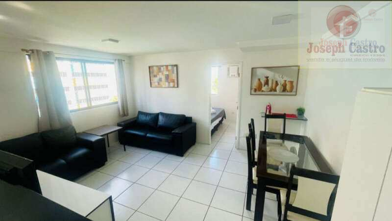  - Flat para alugar em Recife, Boa Viagem, com 1 quarto, 40m²